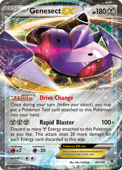 Genesect Ex 64 124 Fates Collide Holofoil