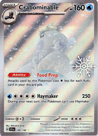 Crabominable (Holiday Calendar) (149/142) - Miscellaneous Cards & Products Holofoil