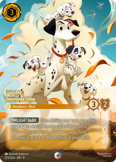 Pongo - Determined Father (Enchanted) - 223/204 - (Fabled)