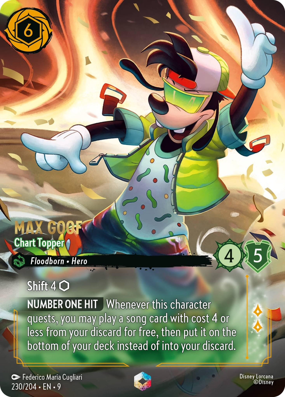 Max Goof - Chart Topper (Enchanted) - 230/204 - (Fabled)