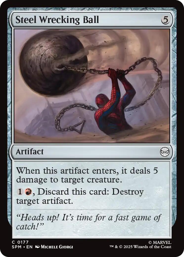 Steel Wrecking Ball - 177 - (Marvel's Spider-Man)