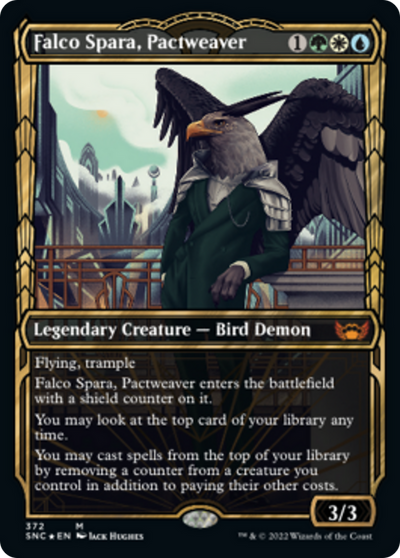 Falco Spara, Pactweaver (SNC-372) - Streets of New Capenna: (Showcase) Foil