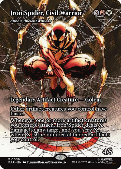 Iron Spider, Civil Warrior - Alibou, Ancient Witness (Borderless) [MAR - 39]
