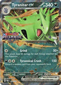 Tyranitar Ex Prismatic Evolutions Stamp 64 Miscellaneous Cards Products Holofoil