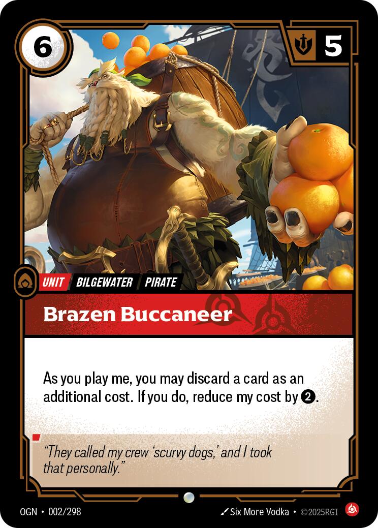 Origins - Brazen Buccaneer 002/298