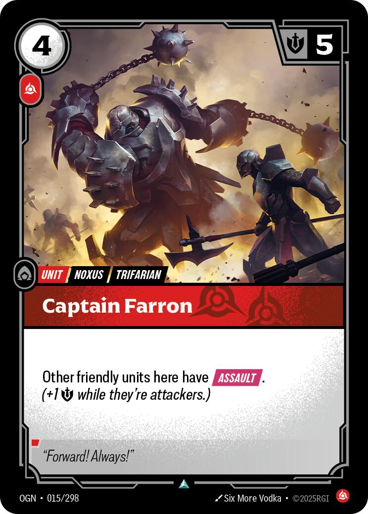 Origins - Captain Farron 015/298