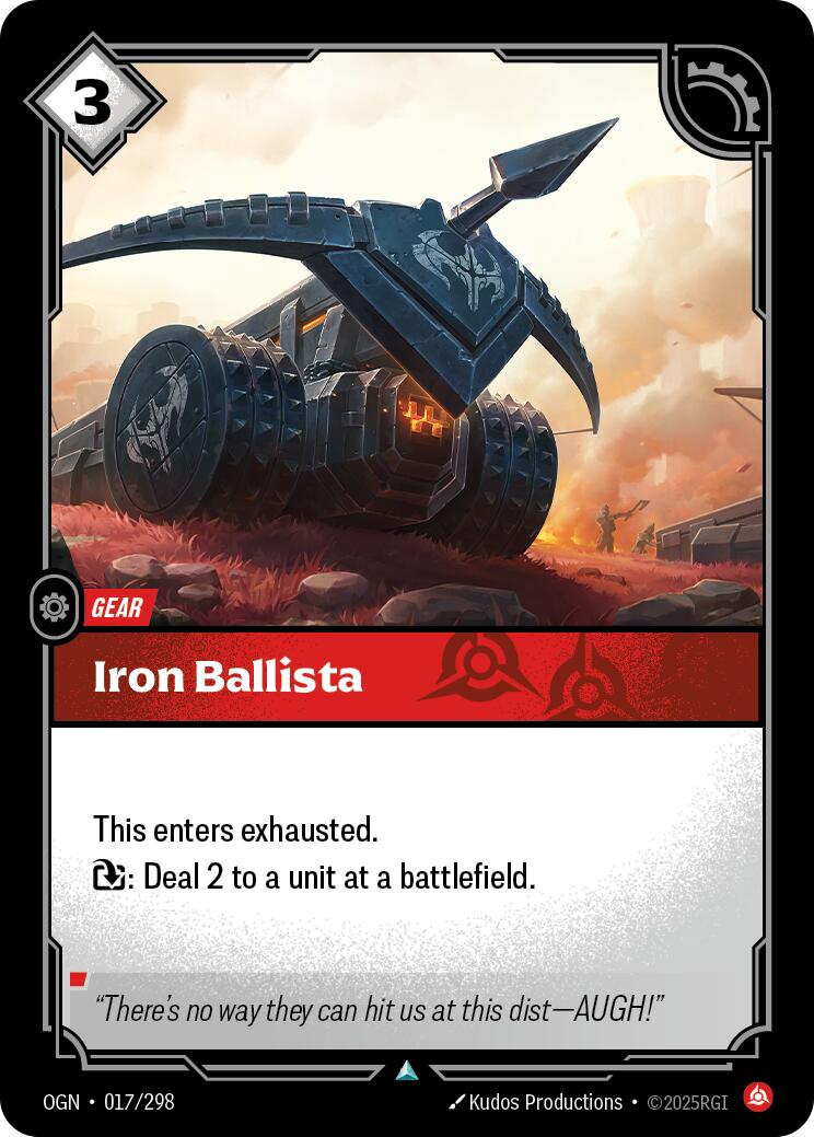 Origins - Iron Ballista 017/298