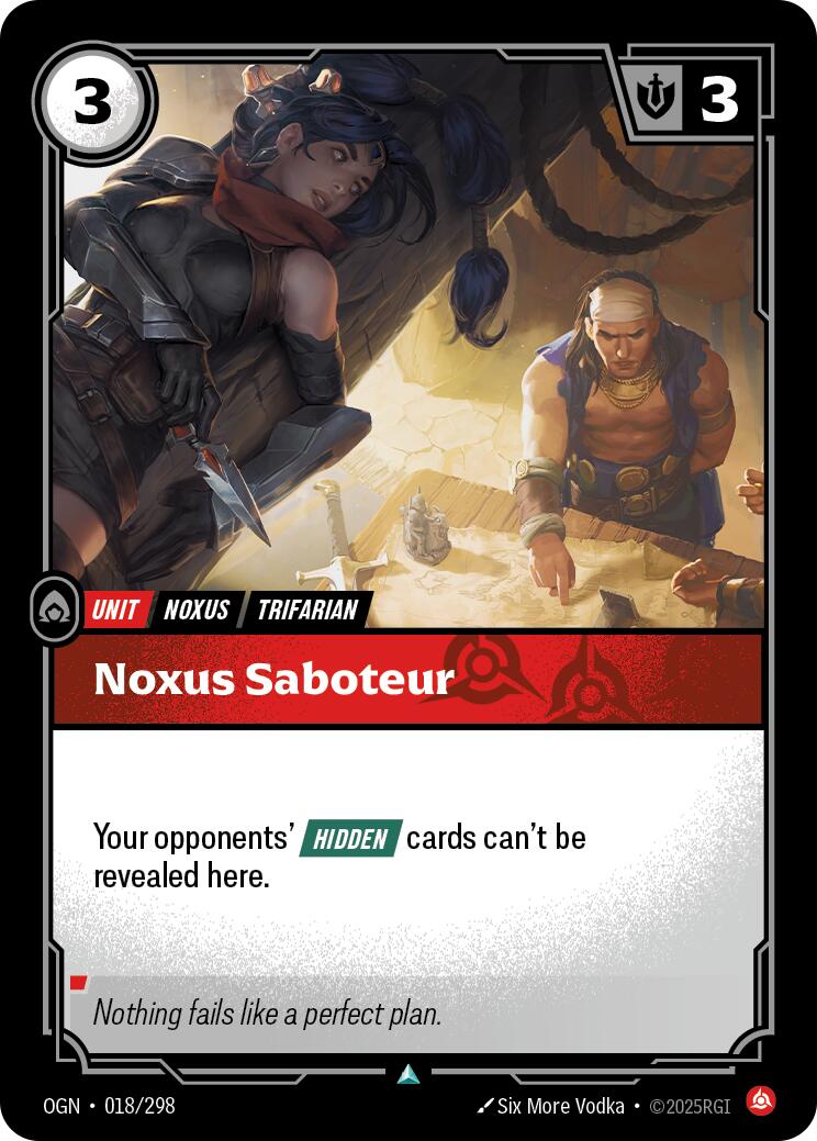 Origins - Noxus Saboteur 018/298