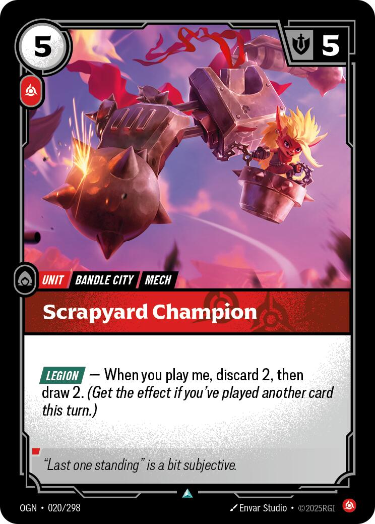 Origins - Scrapyard Champion 020/298