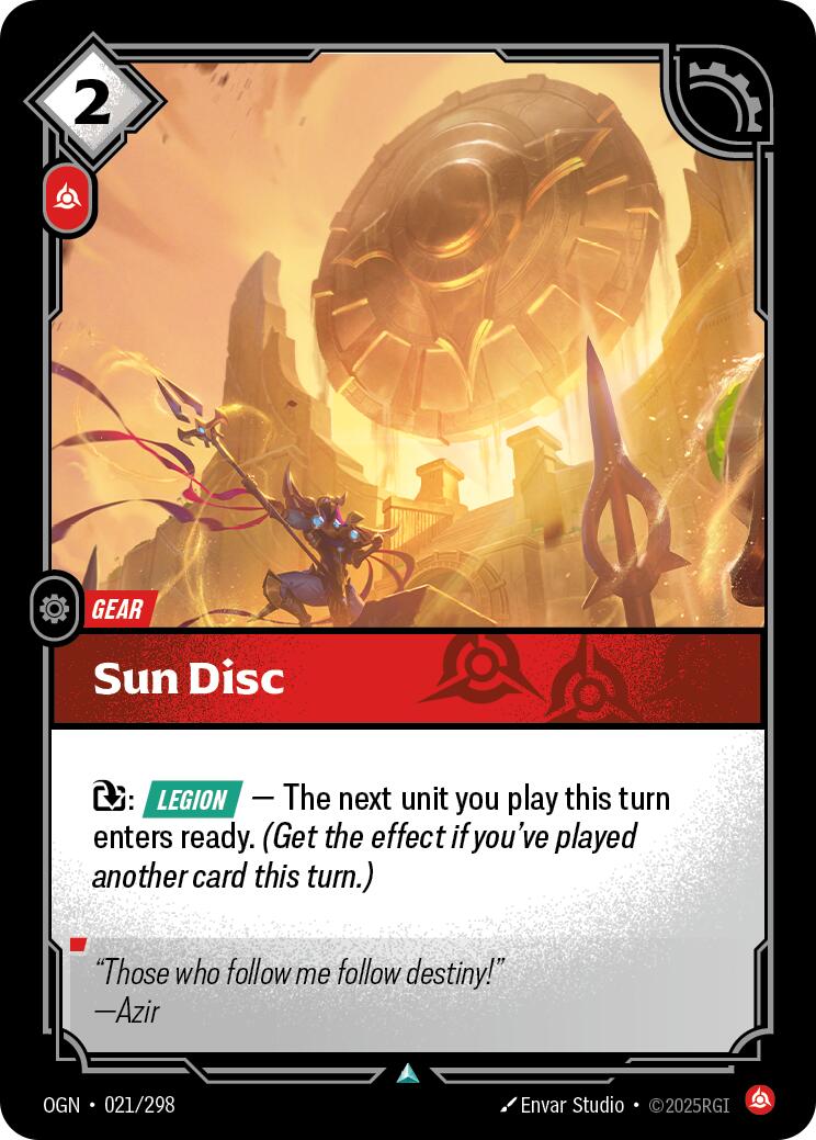 Origins - Sun Disc 021/298