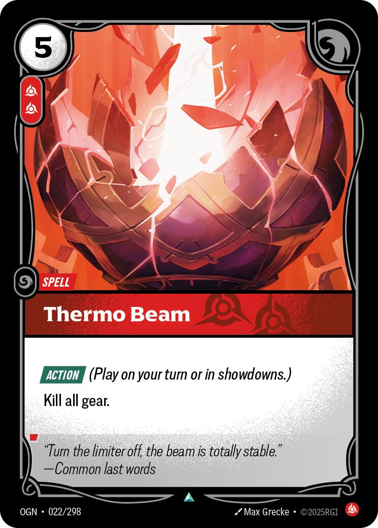 Origins - Thermo Beam 022/298
