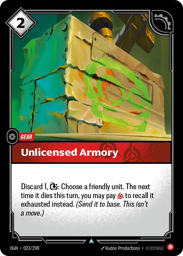 Origins - Unlicensed Armory 023/298