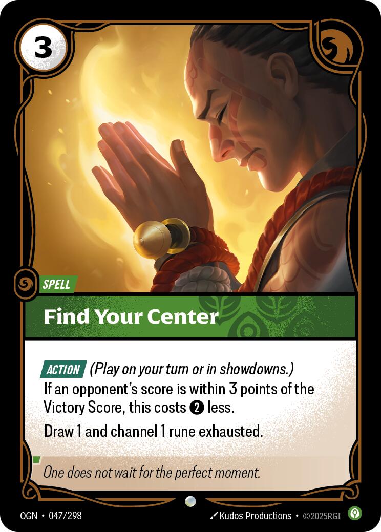 Origins - Find Your Center 047/298