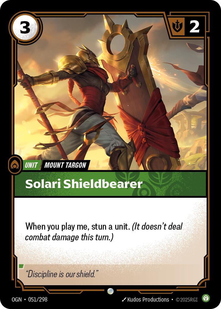 Origins - Solari Shieldbearer 051/298