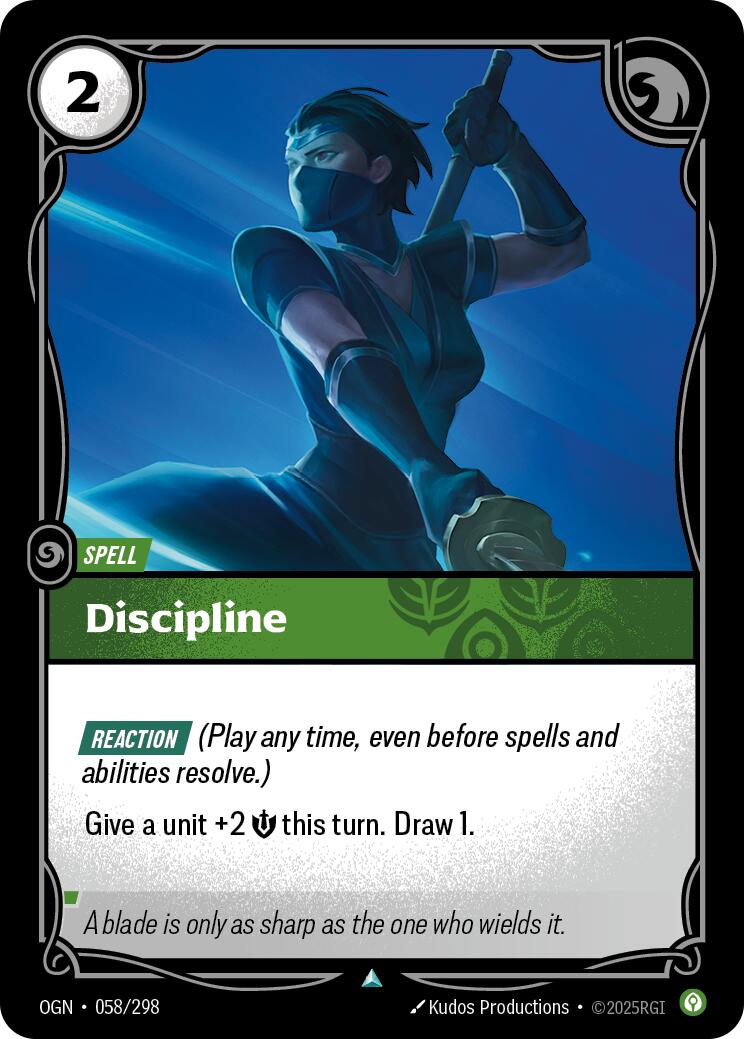 Origins - Discipline 058/298