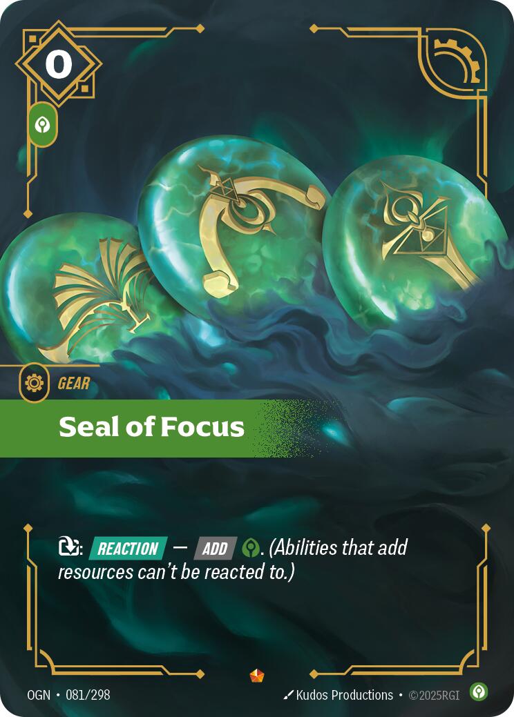 Origins - Seal of Focus 081/298