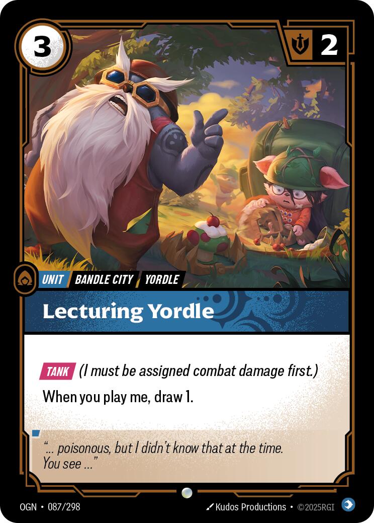 Origins - Lecturing Yordle 087/298