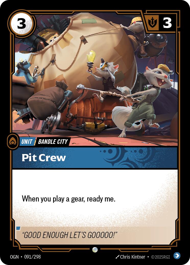 Origins - Pit Crew 091/298
