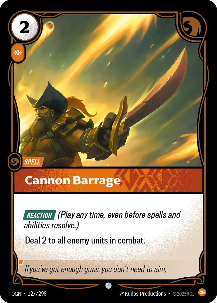 Origins - Cannon Barrage 127/298