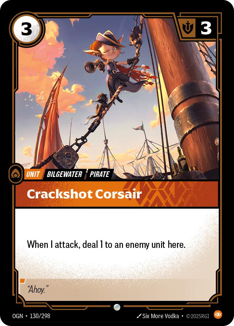Origins - Crackshot Corsair 130/298