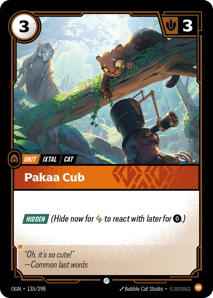 Origins - Pakaa Cub 135/298
