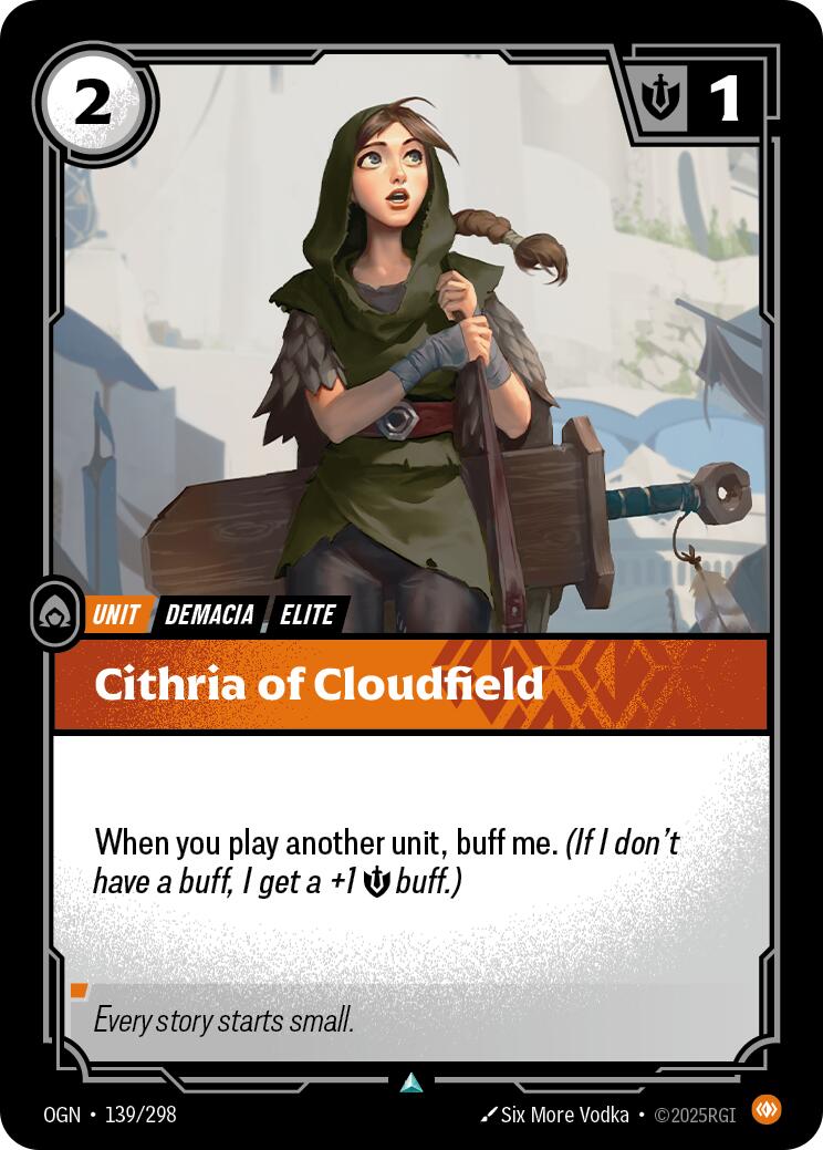 Origins - Cithria of Cloudfield 139/298