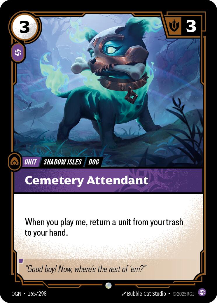 Origins - Cemetery Attendant 165/298