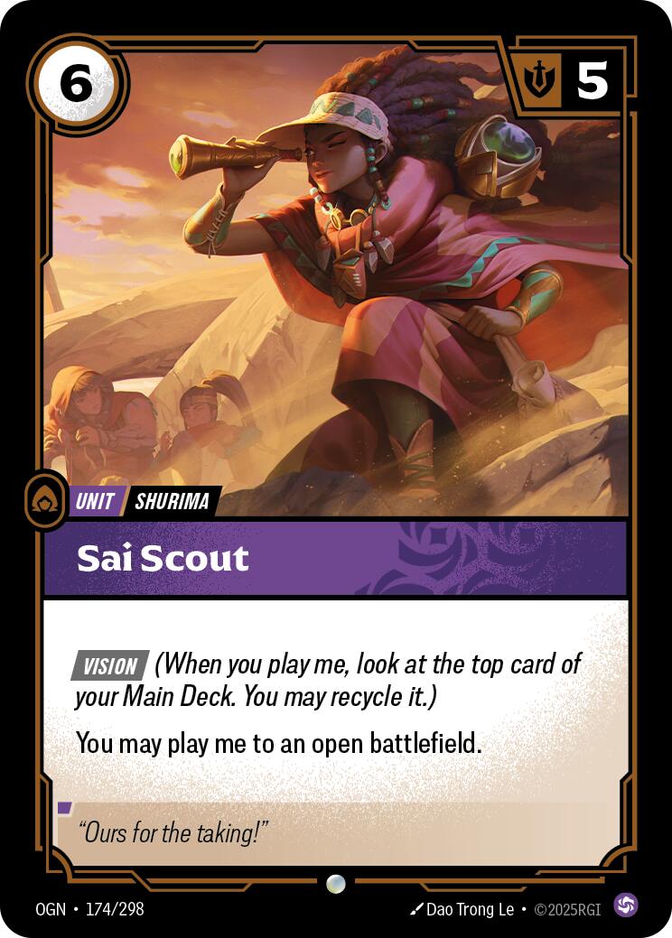 Origins - Sai Scout 174/298