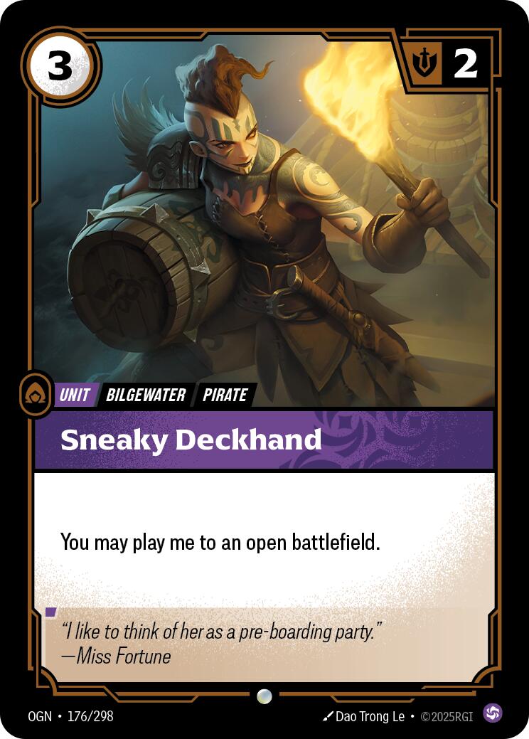 Origins - Sneaky Deckhand 176/298