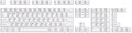 Odin Gaming Aurora White 115 Key Cherry Profile Dye Sub PBT Keycap Set