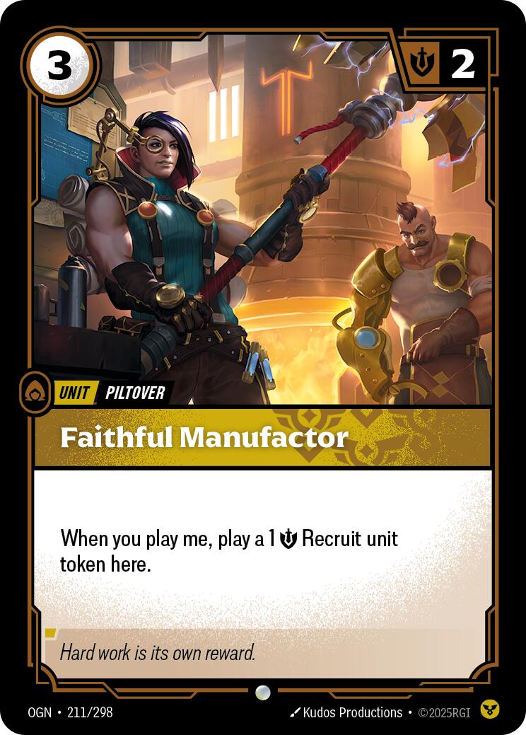 Origins - Faithful Manufactor 211/298