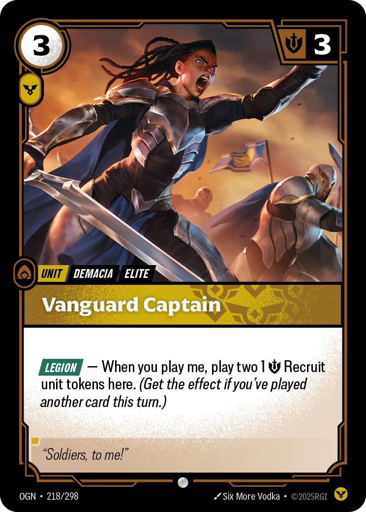 Origins - Vanguard Captain 218/298