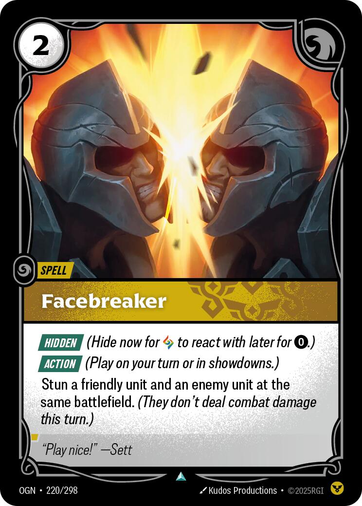 Origins - Facebreaker 220/298