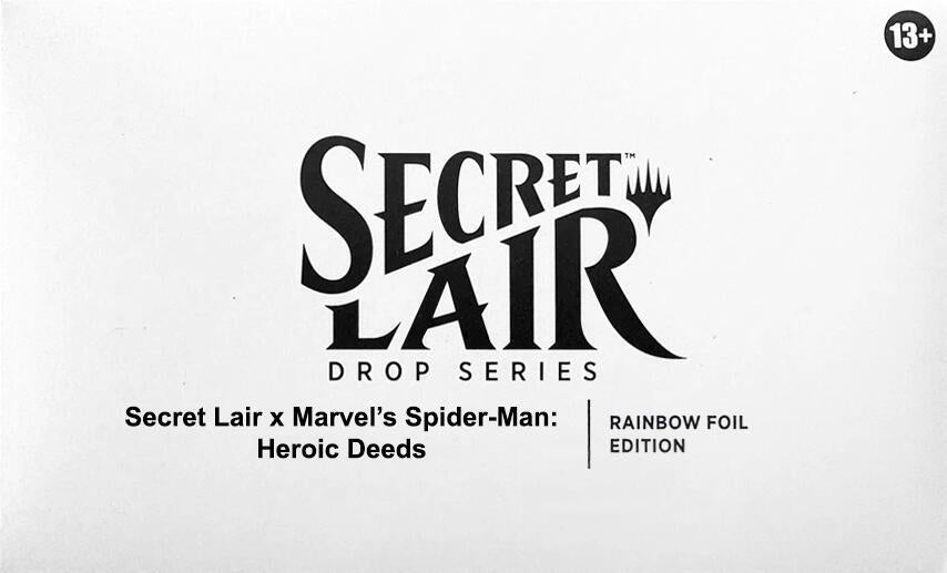 Secret Lair x Marvel's Spider-Man: Heroic Deeds - Rainbow Foil Edition