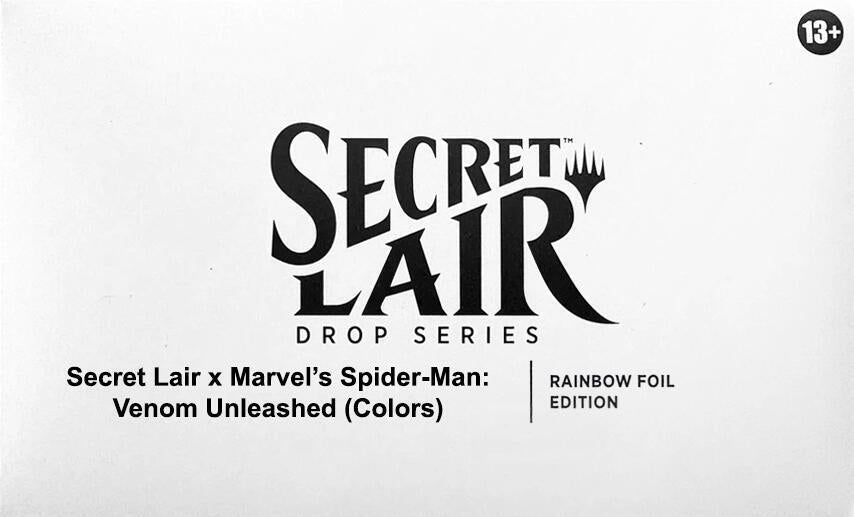 Secret Lair x Marvel's Spider-Man: Venom Unleashed (Colors) - Rainbow Foil Edition