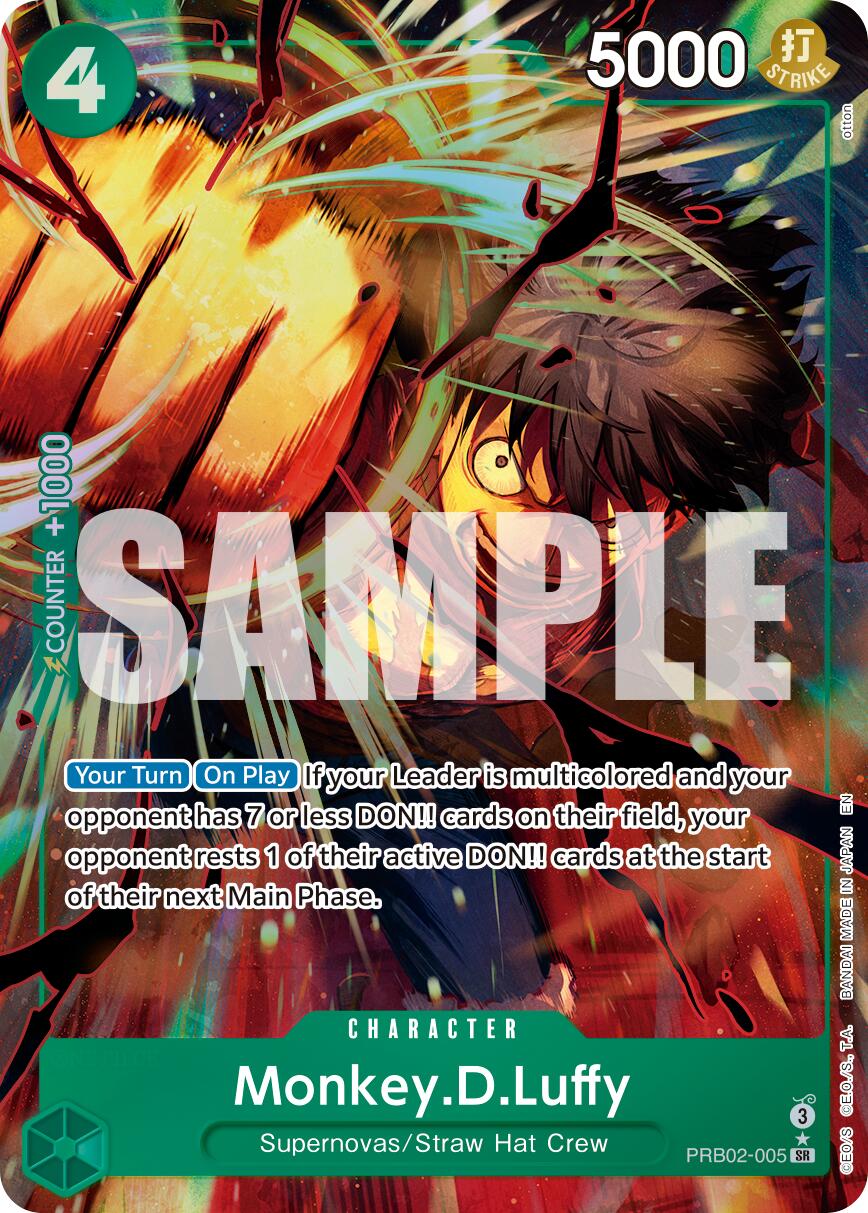 Monkey.D.Luffy - PRB02-005 (Alternate Art) - PRB02-005 - (Premium Booster -The Best- Vol. 2)