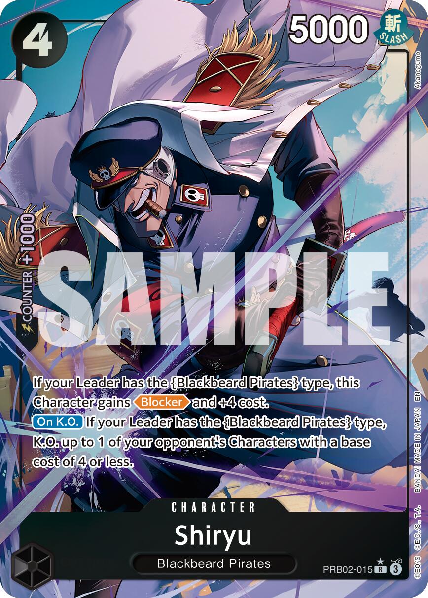 Shiryu (Alternate Art) - PRB02-015 - (Premium Booster -The Best- Vol. 2)