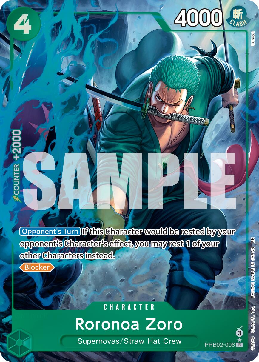 Roronoa Zoro - PRB02-006 (Alternate Art) - PRB02-006 - (Premium Booster -The Best- Vol. 2)