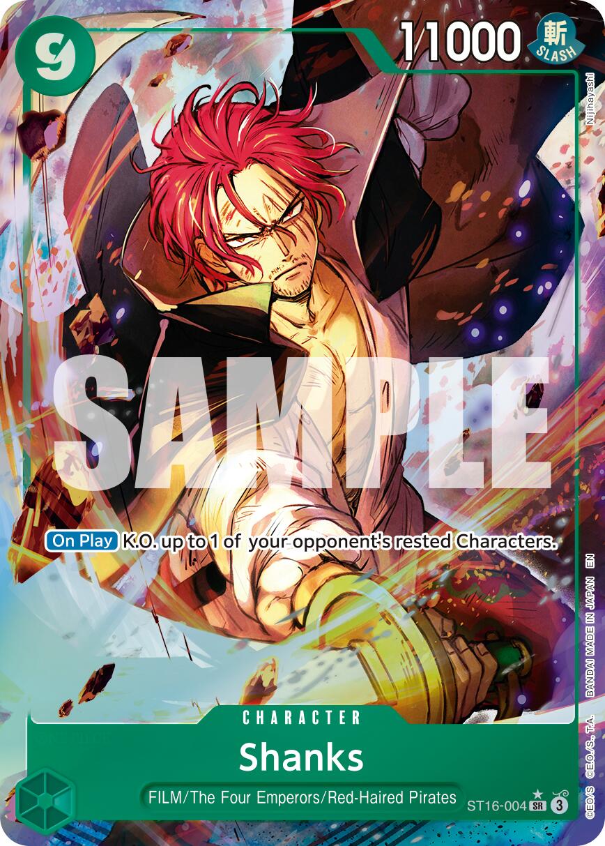 Shanks - ST16-004 (Alternate Art) - ST16-004 - (Premium Booster -The Best- Vol. 2)