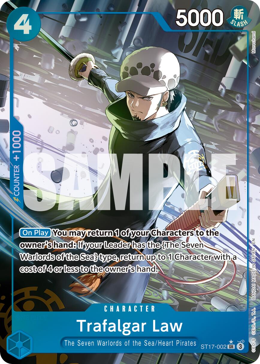 Trafalgar Law - ST17-002 (Alternate Art) - ST17-002 - (Premium Booster -The Best- Vol. 2)