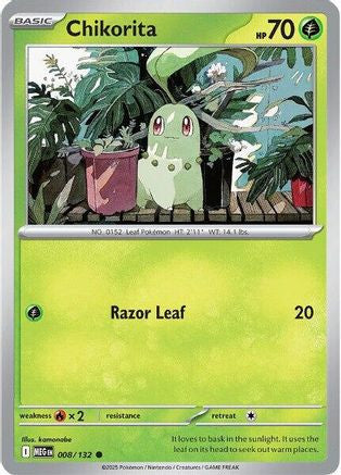 Chikorita 8 Me01 Mega Evolution