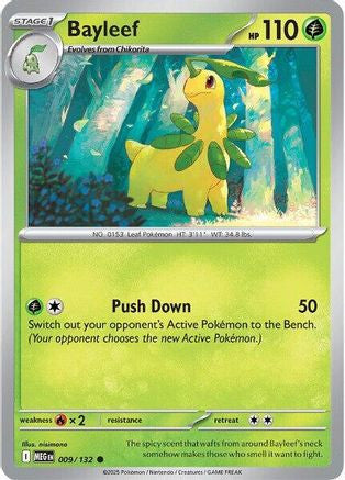 Bayleef 9 Me01 Mega Evolution Reverse Holofoil