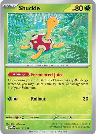 Shuckle 011 132 11 Me01 Mega Evolution
