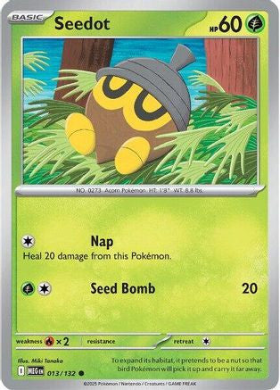 Seedot 13 Me01 Mega Evolution