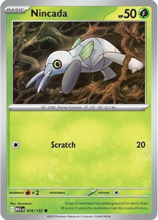 Nincada 16 Me01 Mega Evolution