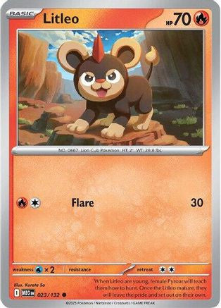Litleo 023 132 23 Me01 Mega Evolution Reverse Holofoil