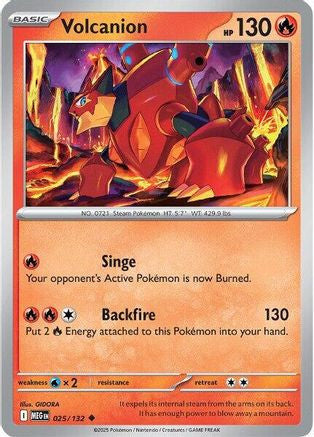Volcanion 25 Me01 Mega Evolution