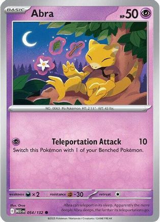 Abra 54 Me01 Mega Evolution