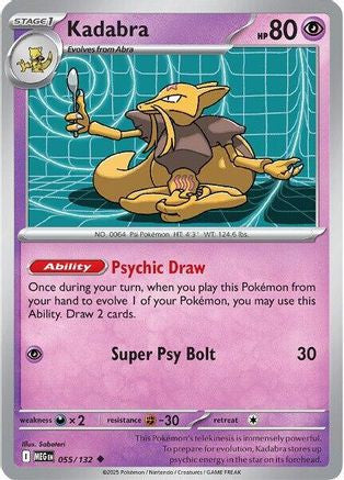Kadabra 55 Me01 Mega Evolution