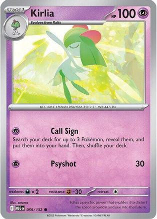 Kirlia 59 Me01 Mega Evolution